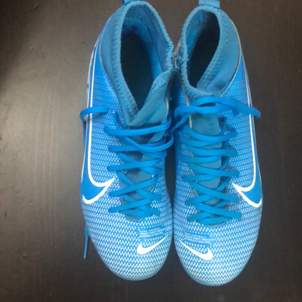 Kids Nike Mercurial Superfly 7 Blue Academy Soccer Cleats